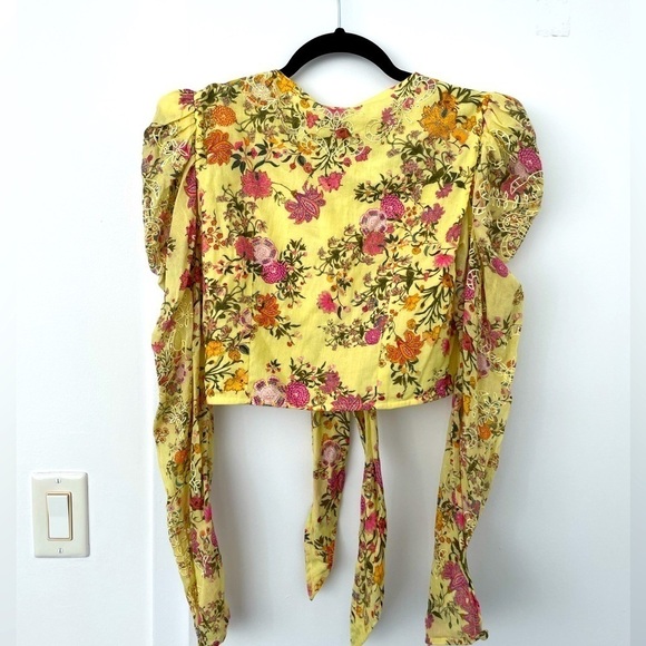 Hemant and Nandita pria floral crop top NWT - Picture 5 of 7